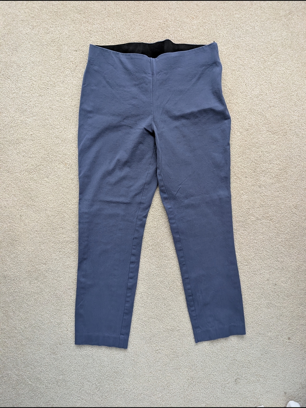 a new day Slate Blue Pants with Black Waistband